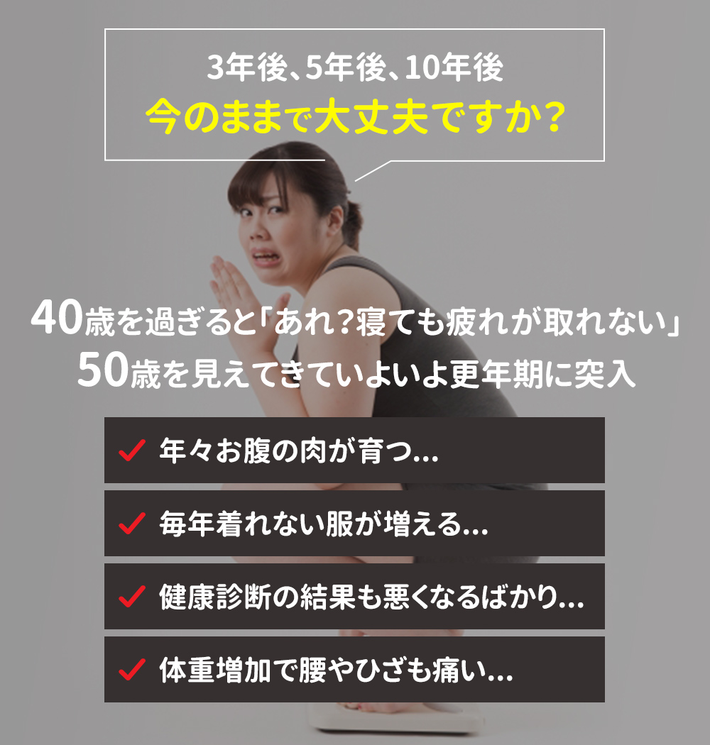 3年後、5年後、10年後今のままで大丈夫ですか？